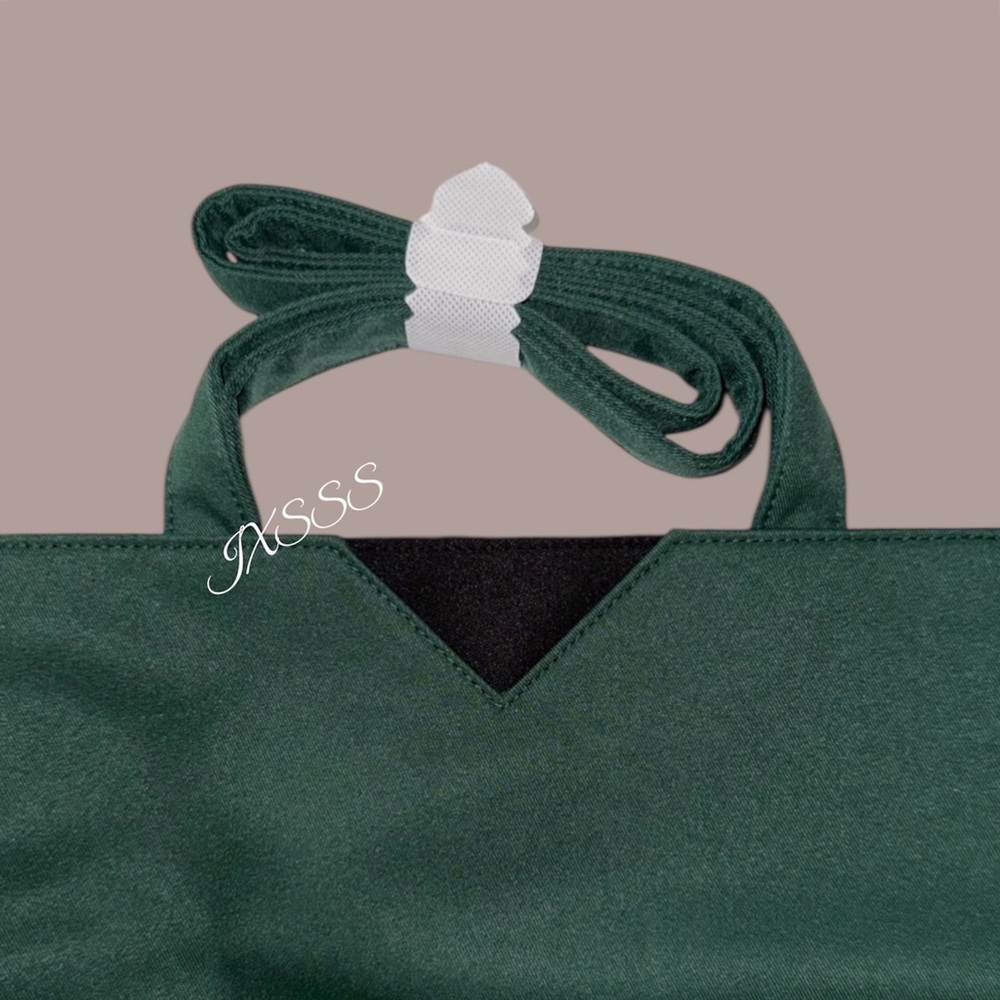*RARE* Dark-Green Prada Beauty (Dual Compartment) Shoulder-Tote Bag - Picture 5 of 12
